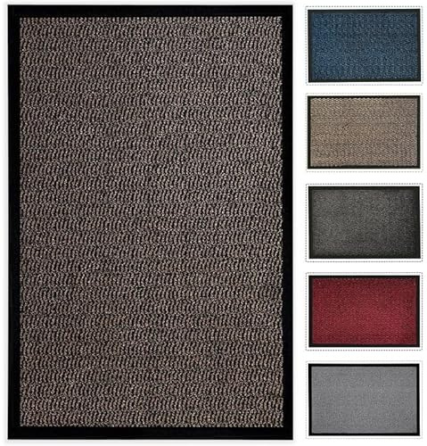 Wadan Door Matts Indoor & Outdoor | Stylish Door Mat with Non Slip Rubber Backing | Anti Slip Super Absorbent & Easy to Clean | Use as Kitchen Mat