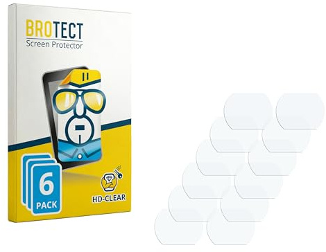 BROTECT 6 Stück Schutzfolie für DJI Goggles N3 (Linse) Displayschutz Folie Made in Germany, Ultra-Klar