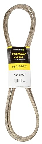 MaxPower Courroies 347533, renforcé au kevlar, 1/2 x 90 - 4L900 - longueur extérieure L(a) 2290 mm.