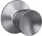 SCHLAGE F10 V BEL 626 Bell Door Knob, Hall & Closet Passage Lock, Satin Chrome