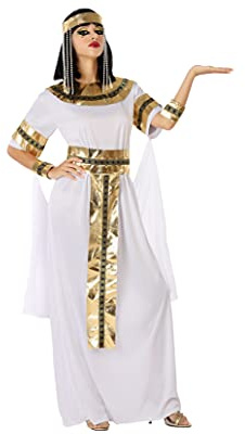 ATOSA 96849 kostym egyptisk kvinna M-L vit-karneval