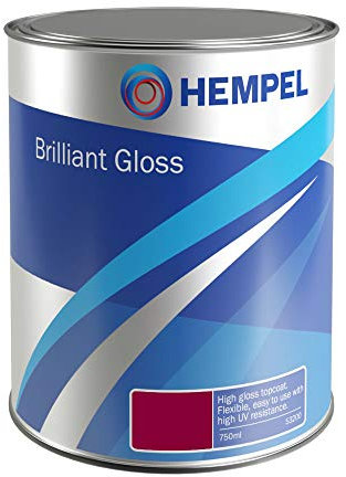Hempel Brilliant Gloss - Bordeaux Red - 750ml - Boat Paint Topcoat