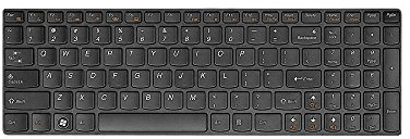 Lenovo 25210892 Notebook Spare Part – Component Laptop Keyboard, Essential G500/G505/G510, Black, UK English