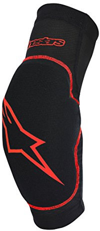 Alpinestars Protection Paragon Coderas, Unisex, Multicolor (Negro/Rojo), XXS