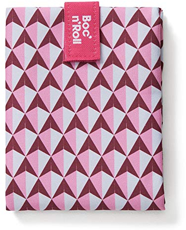 Roll'eat - Boc'n'Roll Tiles | Reusable Ecological Sandwich Wrap BPA , Pink