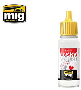 AMMO Barniz Satinado de la Suerte (tamaño 17 ml), Multicolor, MIG-2056