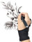honbay 2 Unisex Schwarz Tablet Zeichnen Handschuh Handschuhe Artist Glove für Light Box, Grafik Tablet, Stift-Display und iPad Pro Bleistift