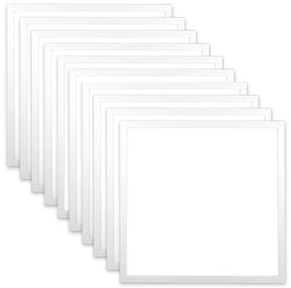 Xtend EcoLight 10x LED Panel 62x62 6000K Tageslichtweiß 36W 4320lm flimmerfrei Rasterleuchte LED Deckenleuchte Netzteil PLs3.0