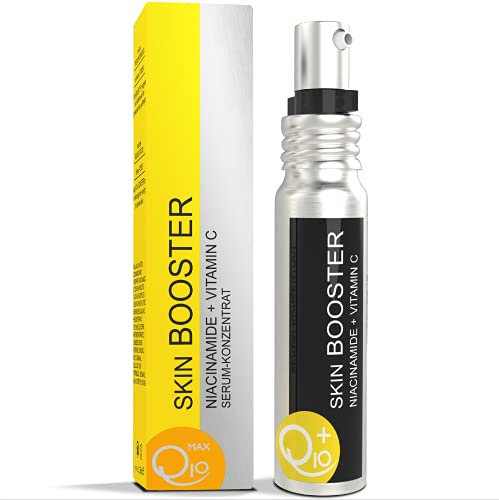 UNIQ10UE Vitamin C Serum Konzentrat mit NADH + Q10, vegan, gegen große Poren + Pickel + Pigmentierung im Gesicht, Hals, Dekolleté, Made in Germany, 35ml