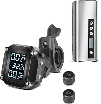 Reifendruckprüfer Set für KTM 390 Adventure/Duke + Mini Kompressor