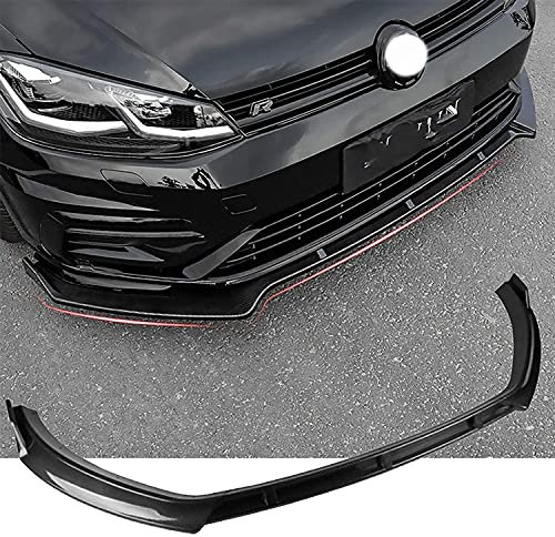 Spoiler Per Auto Labbro Paraurti Anteriore, Adatto Per Golf 7/7.5 Mk7 GTI GTD 7r 2014-2019, Alette Anteriori Labbra Spoiler Anteriore Labbro Mento Grembiule Auto Modificata