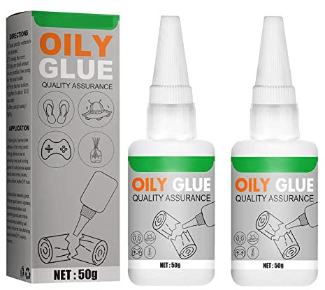2Pcs Universal Welding Tree Frog Oily Glue, Universal Super Glue, Welding High-Strength Oily Glue Strong Plastic Glue for Ceramic Resin Metal Glass