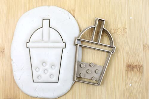 Bubble tea cookie cutter Fondant Keksstempel/Ausstechform keksausstecher PLA ca.8cm