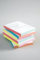 Designworks Ink Colorblock-Notizblock, Grün und Pfirsich