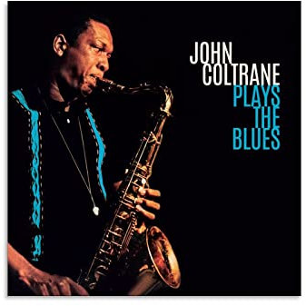 John Coltrane Poster de compositeur de saxophone jazz (4) Peinture sur toile Art mural Poster Scroll Image Print Wall Decor Home Poster 70 x 70 cm
