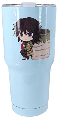 Roffatide Anime Tumbler 30 Oz Stainless Steel Double Walls Tumbler with Lid Vacuum Insulated Mug for Cold and Hot Beverage for Home Office Car
