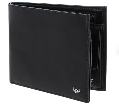 Golden Head Leder Geldbörse Colorado RFID Protect Scheintasche mit RV 1364 Schwarz