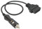 Yctze OBD2 Male auf Zigarettenanzünder Kabel, Notstromversorgung Speicher Saver Diagnose Adapter Kabel, OBDII Auto Memory Save Kabel, OBD Stecker Kabel Adapter, OBDII Notfall Stromversorgungskabel