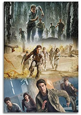The Maze Runner Film-Leinwand-Poster, Raumdekoration, ästhetisches Poster, künstlerisches Poster für Schlafzimmer, Wohnzimmer, Wände, 30 x 45 cm, ungerahmt