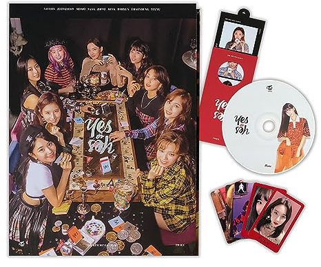 TWICE - 6th Mini Album [YES or YES] (A ver.) CD + Photobook + Photocards + Yes or Yes Card + 2 Pin Button Badges
