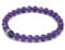 LAVISA Edelstein Armband - Echte Naturstein Perlen | Kristalle, Heilsteine | Onesize Unisex (Amethyst 6mm)