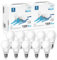 Aigostar - 15W Bombilla LED A60, casquillo gordo E27, luz blanca fría 6500K, 1500 lúmenes, ángulo de apertura 280º, CRI> 80. No regulable. 10 unidades