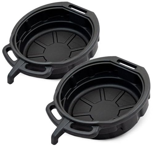 2X Bituxx Universal-Auffangwanne Ölauffangwanne Mehrzweckwanne Ölauffangbehälter Ölwanne Öl Wechsel laugen- und säurefest 15 Liter