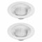 Colador de drenaje para fregadero, 2 piezas de acero inoxidable para fregadero de cocina, baño, bañera, ducha, drenaje de suelo, 5 cm (pequeño)