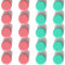 PYJLBX Fridge Magnets Strong Magnet, 20Pcs Small Magnets Whiteboard Magnets Heavy Duty Magnets for Crafts, Mini Magnets Tiny Cute Round Magnets for Whiteboard, Fridge, Notice Board,Office (Pink+Green)