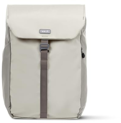 Mous - Tagesrucksack mit Mittelreißverschluss Wasserabweisend - Stein | Mous 20L Rucksack Wasserdicht für Damen & Herren, Laptop Rucksack mit Computerfach, Reiserucksack Daypack für Reisen und