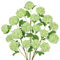 Hollyone 3PCS Hydrangea Artificial Flowers 18PCS Fake Flower Heads, Green Faux Hydrangeas Artificial Hydrangeas for Home Decor, Living Room, Bathroom, Bedroom, Balcony, Kitchen, Spring Decorations