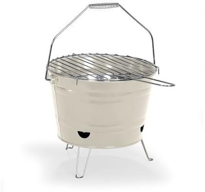 Barbecue À Charbon 27cm Crème - DOC327C