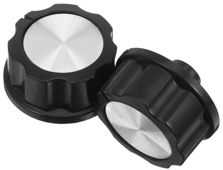 Angoily 2 pezzi di ricambio per friggitrice ad aria calda, per friggitrice ad aria calda, per friggitrici ad aria calda, per timer, per utensili da cucina, per forno, per timer, colore nero
