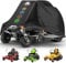 JosMega Zero Turn Lawn Mower Cover | 800D Heavy Duty Oxford | Double Needle Stitching | PU Waterproof | Back Seam Tape | Outdoor Windproof | Adjustable Webbing Buckle | Bottom Elastic Band | (Zero)