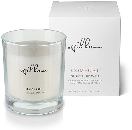 xgilham Comfort Scented Aromatherapy Candle for Soothing Reassurance, Long Lasting Home Fragrance (Up to 45 Hours Burn Time), Vegan & Cruelty Free Hand-Poured Candles Gifts for Women & Men, 200g