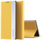 COQUE Custodia per iPhone 16e 5G,Custodia in pelle magnetica per smartphone ribaltabile sul lato destro,Cover per telefono in TPU antiurto per Apple iPhone 16e 5G-giallo