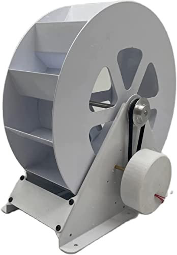HTDRE Wasserturbinengenerator, Wasserrad, Wasserkraftwerk, Stromerzeugung mit niedriger Geschwindigkeit, Wind und Wasserrad für den Außenbereich, Weiß, 50 W, für Zuhause