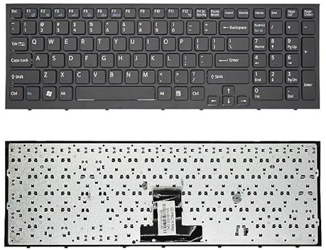 LFGOZSD Uns/Englisch Laptop Tastatur Für Sony für VAIO für VPC-EB1 EB1S2C PCG-71211T 71212T VPCEB100C EB18EC EB1S1 EB27EC EB37 EB35 EB25EC(US New Black)