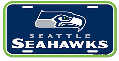 NFL Seattle Seahawks Nummernschild, Team-Farbe, Einheitsgröße