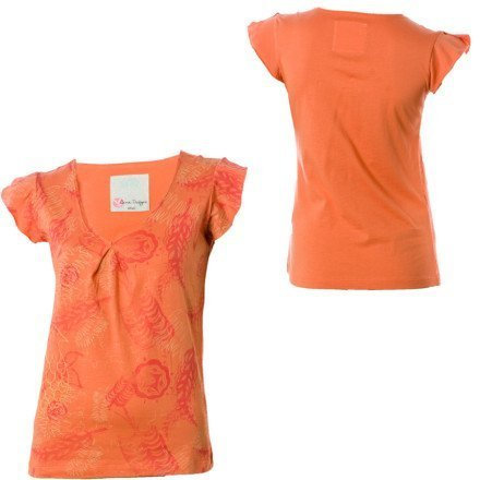 Carve Designs Damen Santa Barbara Tee, Damen, Orange