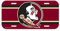 NCAA Florida State University Nummernschild