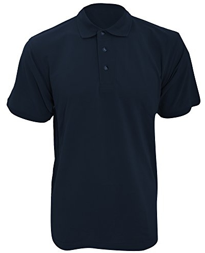 Kustom Kit Workwear Mens Short Sleeve Polo Shirt (L) (Navy Blue)