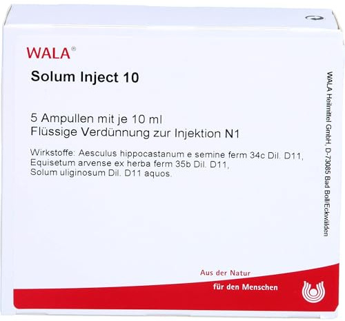 WALA Solum Inject 10 flüssige Verdünnung, 5 St. Ampullen
