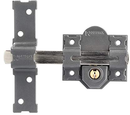 WOLFPACK 3102140 Schloss B-8 Schlüssel 2 Seiten 165 mm Birnenzylinder 50 mm, Cranberry