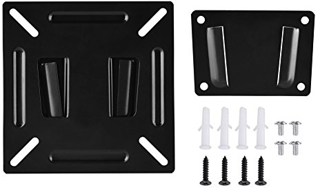 Soporte de Montaje en Pared para 12-24 Pulgadas LCD Monitor LED TV, Carga M¨¢xima 10KG, VESA 75/100
