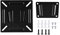 Soporte de Montaje en Pared para 12-24 Pulgadas LCD Monitor LED TV, Carga M¨¢xima 10KG, VESA 75/100