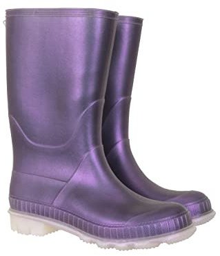 Mountain Warehouse Plain Kids Waterproof Wellies Purple 9
