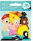 My Mandarine AE181C - Packung 4 Stickerbogen Sticky, 30 Stickers, Großformat, ideal für Scrapbooking oder die Dekoration des Tagebuchs, der Bücher oder Hefte, Meerjungfrau, 1 Pack