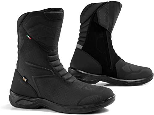 Falco Atlas 2 Motorradstiefel (Black,42)