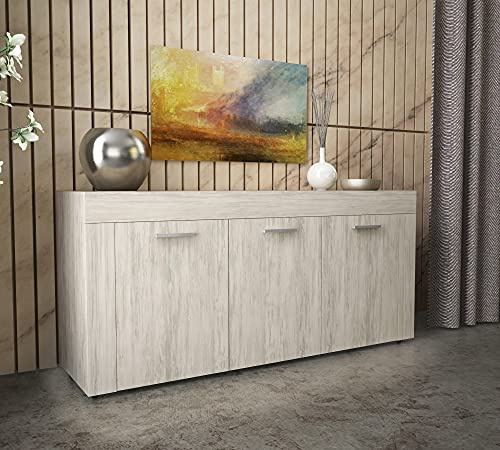1 PZ Di KIT MADIA 3 ANTE 157X82X41 BIANCO VEN.K083